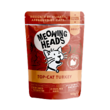 Meowing Heads saszetka dla kota z indykiem Saszetka / 100 g