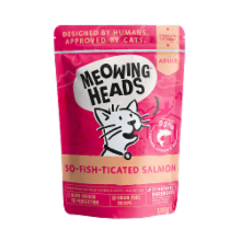Meowing Heads saszetka dla kota łosoś kurczak wołowina Saszetka / 100 g